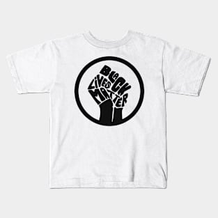 Black Lives Matter Fist Kids T-Shirt